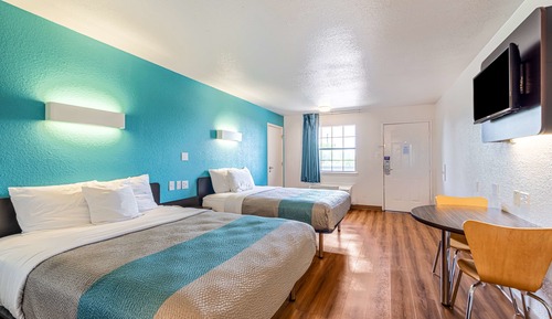 Deluxe Room, 2 Queen Beds, Smoking, Refrigerator & Microwave
