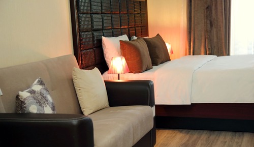 Junior Studio Suite, 1 Queen Bed with Sofa bed, Balcony