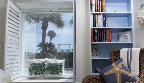 Porch with Ocean View, 1 Queen Bed, Shower