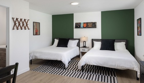 Deluxe Suite Full Kitchen, 2 Queen (Self Check-In with Virtual Front Desk)