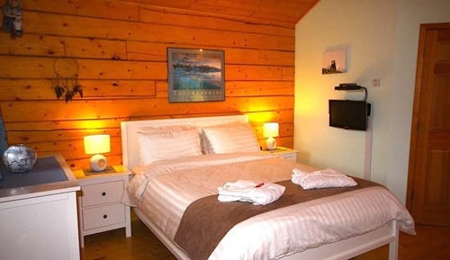 Premium Cabin, 2 Twin Beds, Ensuite, Garden Area
