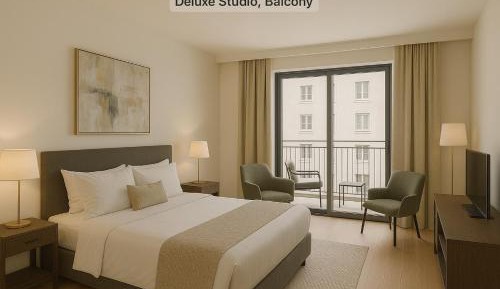 Studio with Balcony