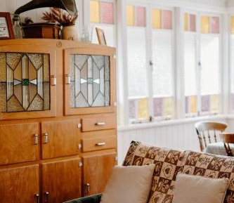 Family Room with Mountain View