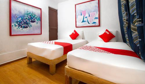 Standard two single beds