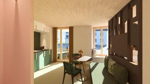 Studio with Balcony