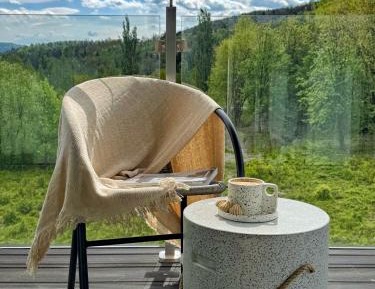 One-Bedroom Apartment with Balcony and Mountain View  