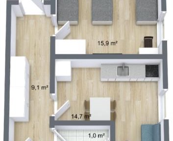 One-Bedroom Apartment