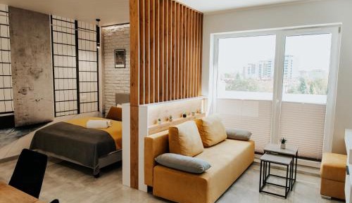 Deluxe One-Bedroom Apartment with City View