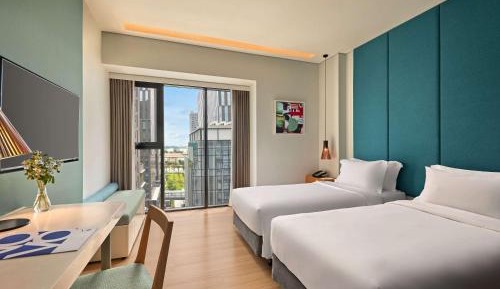 Studio with 2 Single Beds