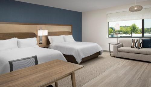 Queen Studio with Two Queen Beds and Sofa Bed