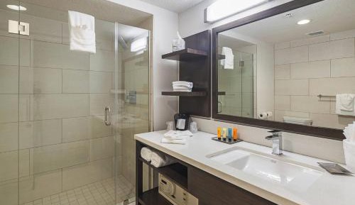 1 Bedroom Junior Suite, 1 King, Partial water view