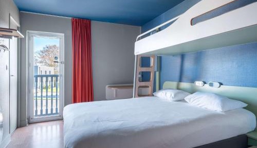 Triple Room with One Double Bed and One Bunk Bed