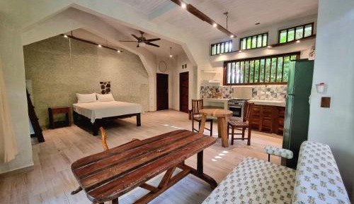 Deluxe One-Bedroom Apartment with Garden View