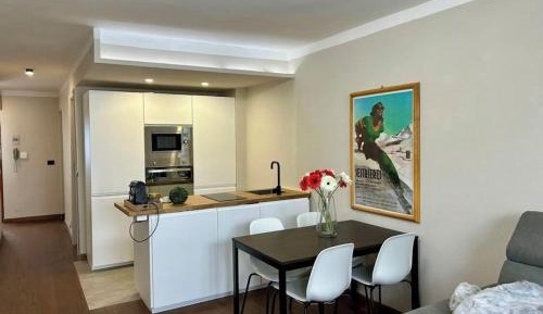 One-Bedroom Apartment with Balcony and Mountain View  