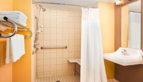 Queen Studio with Sofa Bed and Adapted Tub - Mobility and Hearing Accessible