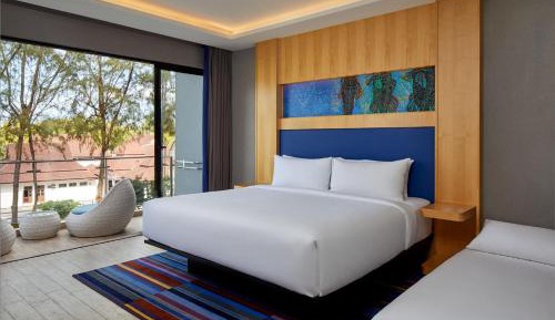 Garden View, Balcony, Guest room, 1 King