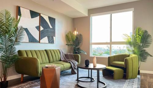 One-Bedroom Apartment with Balcony and City View