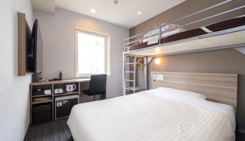 Room with Small Double Bed and Loft Bed - Smoking