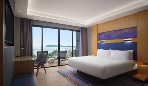 Sea View, Large Balcony, Guest room, 1 King