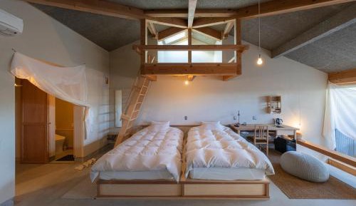 Twin Room with Private Open-Air Bath South Building (Kaede 01)