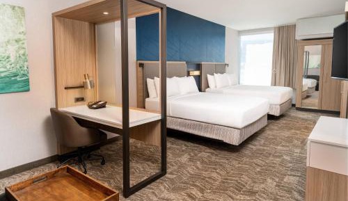 Suite with 2 Queen Trundle Beds 