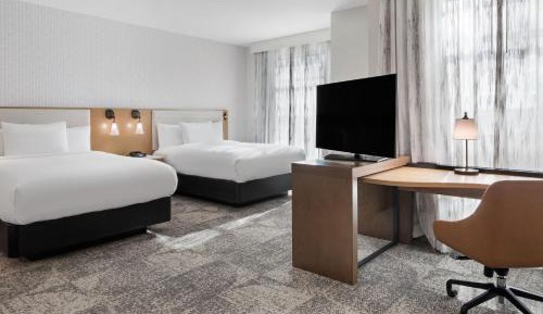 Queen Studio with Two Queen Beds and Sofa Bed