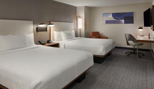 Queen Room with Two Queen Beds and City View
