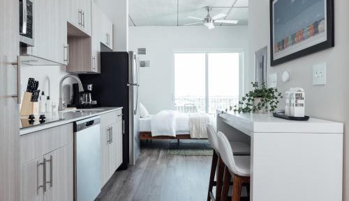 Studio with Poolside Patio