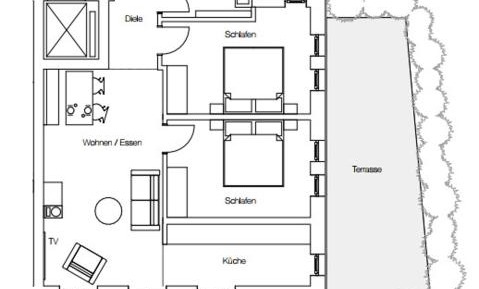 Family Garden Suite mit Terrasse