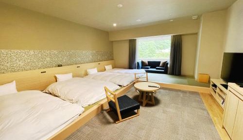 Modern Japanese Style room with 4 Futons (45 square yard)