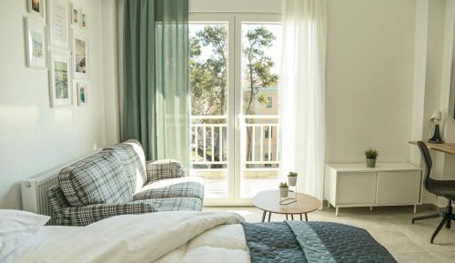 Studio with Balcony