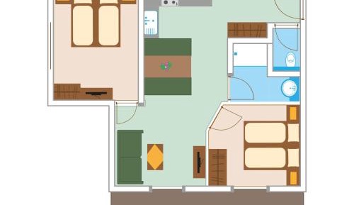 Deluxe Two-Bedroom Apartment