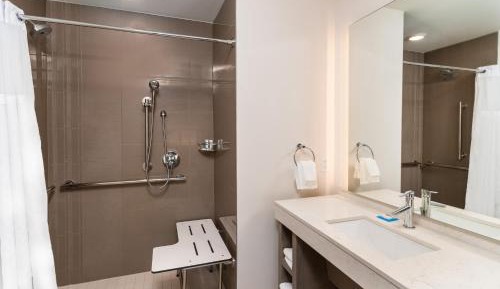Den King Room with Roll-in Shower - Disability Access