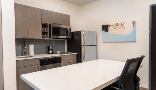 One-Bedroom King Suite with Sofa Bed and Kitchen