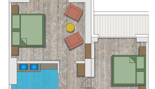 Family Room with Bath
