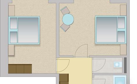Family Room with Bath