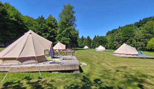 Deluxe Glamping Tent with a Patio