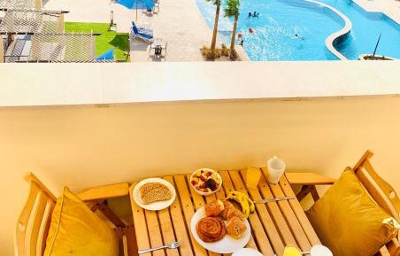 Studio with Pool View
