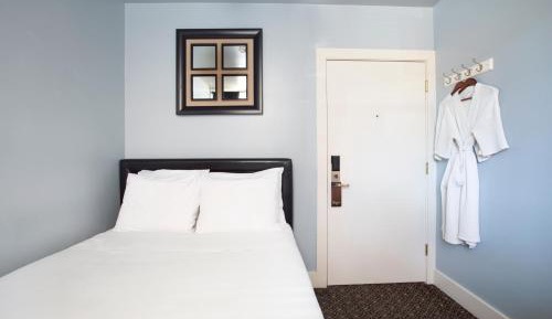 Full Bed with Shared Bathroom