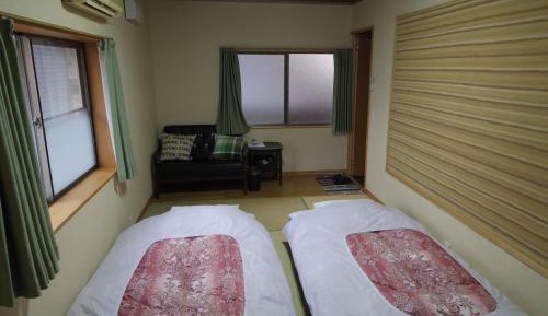 Japanese-Style Twin Room Selected at Check-in with Shared Bathroom