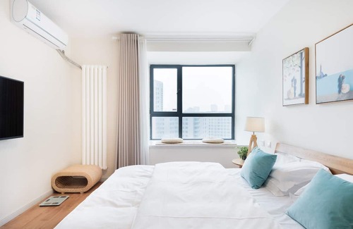 Qingdao City Center Apartment | 清暖&桃源 奥帆中心五四广场/高层海景三居/优雅精装