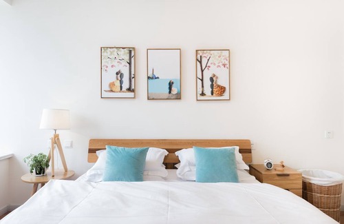 Qingdao City Center Apartment | 清暖&桃源 奥帆中心五四广场/高层海景三居/优雅精装