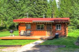 Martin City Cabin | The Griz Cabin @ The Historic Tamarack Lodge