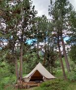 Red Feather Lakes Cabin | Hummingbird Cabin with Glamping Tent + Hot Tub
