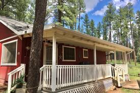 Payson Cabin | Little Red Cabin in the woods