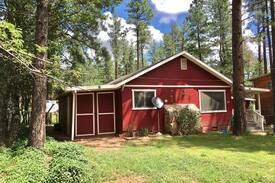 Payson Cabin | Little Red Cabin in the woods