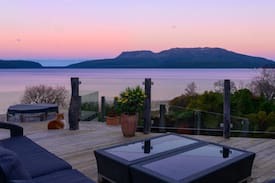Lake Tarawera House | The Terrace, Lake Front Tarawera