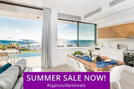 Kissonerga Villa | Villa Vista Beachfront Heated Pool Hot Tub