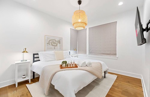 Chestnut House | Austin Dream Home with hot tub, heated or chilled pool, and putting green
