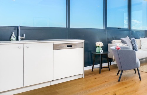 Turner Apartment | NEW TO VRBO: Bright 1BR Apartment with Stunning Views
